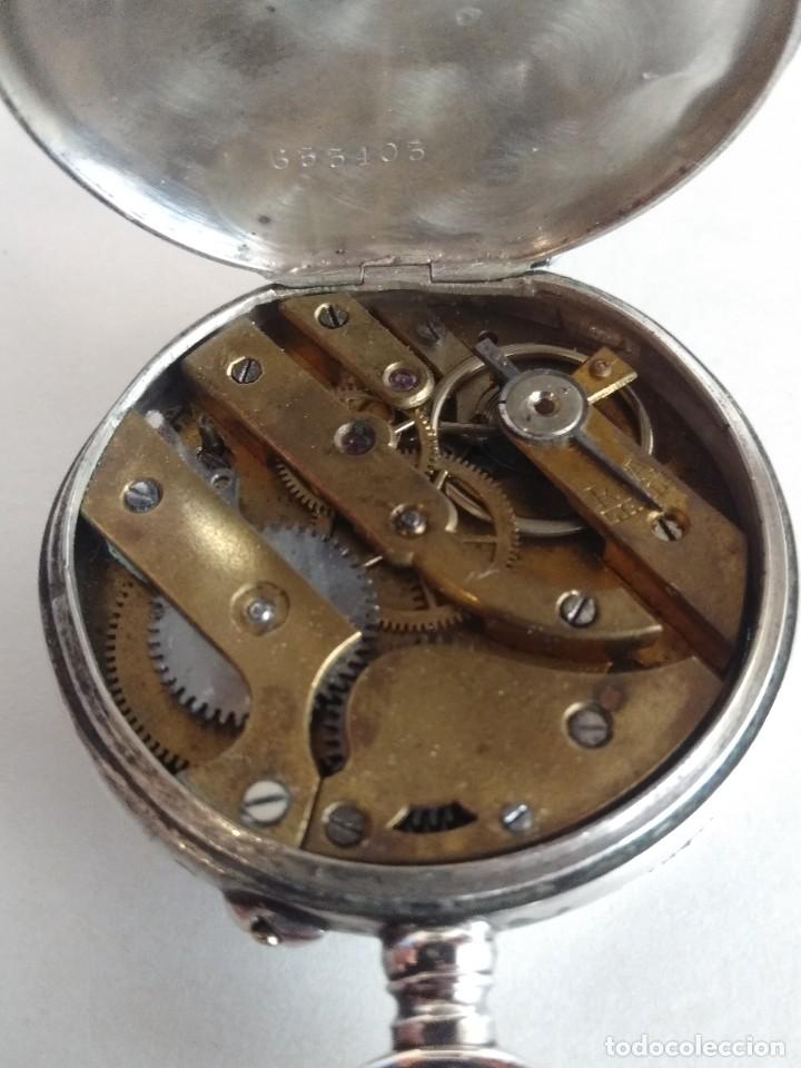 Relojes de bolsillo: Reloj de bolsillo de plata - Foto 11