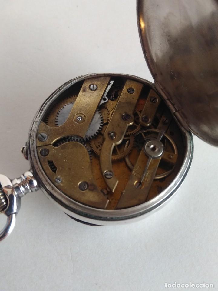 Relojes de bolsillo: Reloj de bolsillo de plata - Foto 12