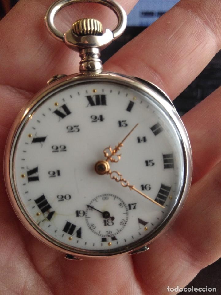 Relojes de bolsillo: Reloj de bolsillo de plata - Foto 13