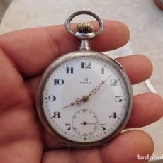Relojes de bolsillo: RELOJ DE BOLSILLO DE PLATA DE LA MARCA OMEGA AÑO 1917 APROX.. Lote 349064339