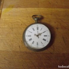 Relojes de bolsillo: ANTIGUO RELOJ BOLSILLO EN PLATA PUNZONADA- AÑO 1890 - LOTE 259-61