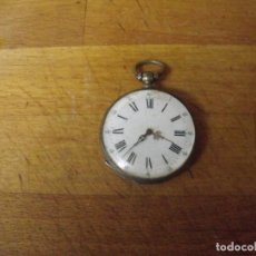 Relojes de bolsillo: ANTIGUO RELOJ BOLSILLO EN PLATA PUNZONADA- AÑO 1890 - LOTE 259-61. Lote 349837309