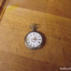 Relojes de bolsillo: ANTIGUO RELOJ BOLSILLO EN PLATA PUNZONADA- AÑO 1890 - FUNCIONA- LOTE 259-61. Lote 349839269