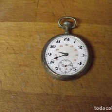 Relojes de bolsillo: ANTIGUO RELOJ BOLSILLO EN PLATA PUNZONADA- AÑO 1890 - FUNCIONA- LOTE 259-61. Lote 394702924