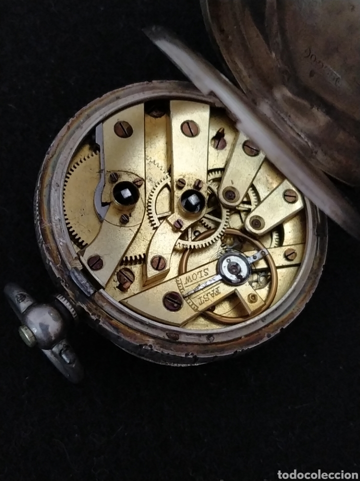 Relojes de bolsillo: RELOJ DE BOLSILLO DE SE&Ntilde;ORA funcionando. - Foto 5