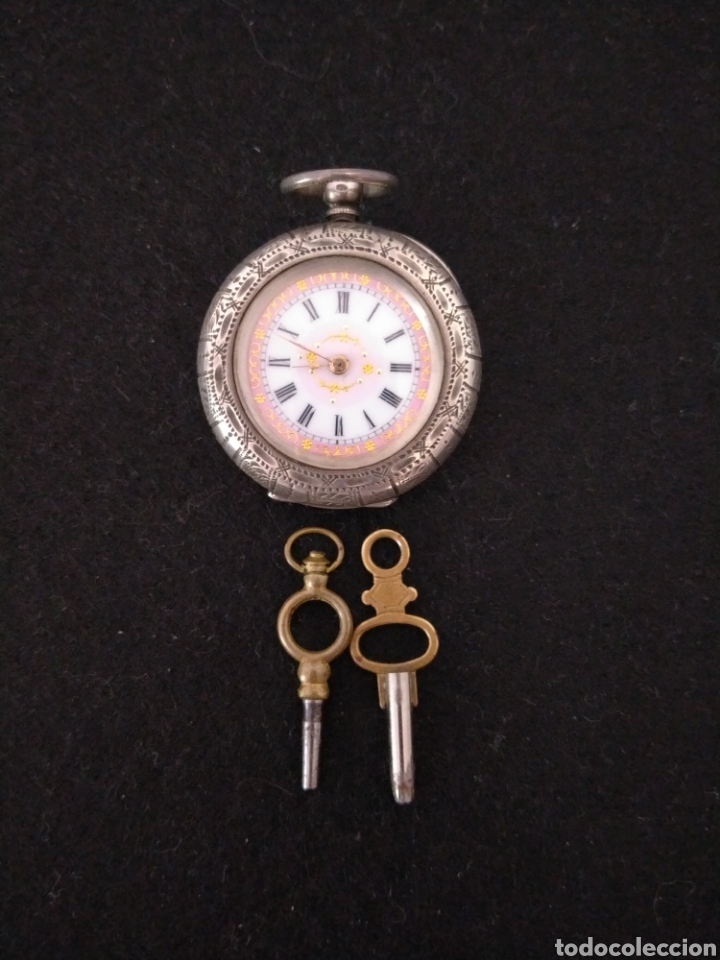 Relojes de bolsillo: RELOJ DE BOLSILLO DE SE&Ntilde;ORA funcionando. - Foto 1