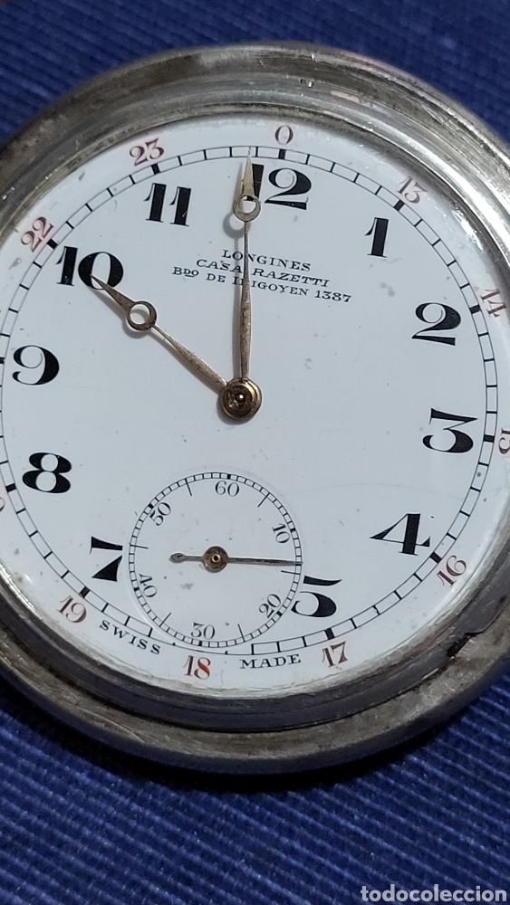 antiguo reloj bolsillo plata longines casa raze Compra venta en