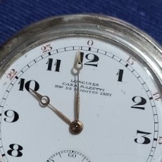 Relojes de bolsillo: ANTIGUO RELOJ BOLSILLO PLATA LONGINES CASA RAZETTI DE IRIGOYEN