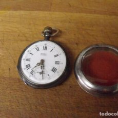 Relojes de bolsillo: ANTIGUO RELOJ BOLSILLO EN PLATA PUNZONADA- AÑO 1890 - FUNCIONA- LOTE 259-62. Lote 353605553