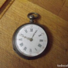 Relojes de bolsillo: ANTIGUO RELOJ BOLSILLO EN PLATA PUNZONADA- AÑO 1890 - LOTE 259-62