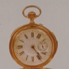 Relojes de bolsillo: HOJA RELOJES DE BOLSILLO-ESFERA VICTORIANA-DOBLE TAPA-REPETICION-LEPINE-RELOJ DE CHIMENEA-MESILLA.. Lote 357927480