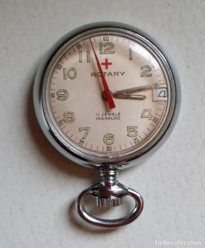 Relojes de bolsillo: Rotary, reloj de bolsillo, funcionando - Foto 1