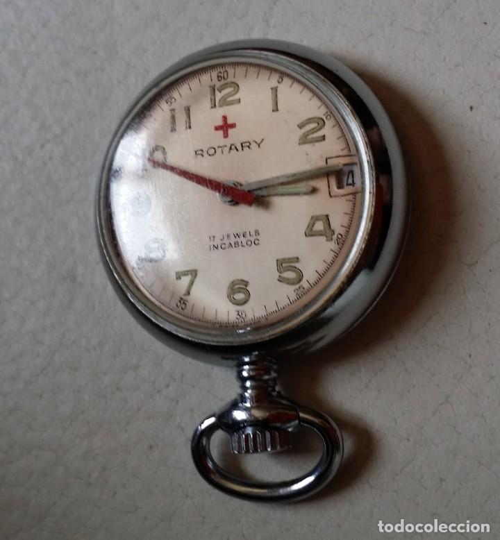 Relojes de bolsillo: Rotary, reloj de bolsillo, funcionando - Foto 3