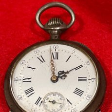 Relojes de bolsillo: ANTIGUO RELOJ DE BOLSILLO, EN PLATA DE LEY, DE ÚLTIMO TERCIO DEL SIGLO XIX. Lote 358178015