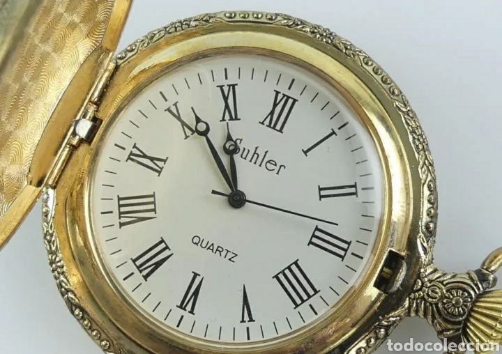 Relojes de bolsillo: Reloj de bolsillo marca Suhler - Foto 9