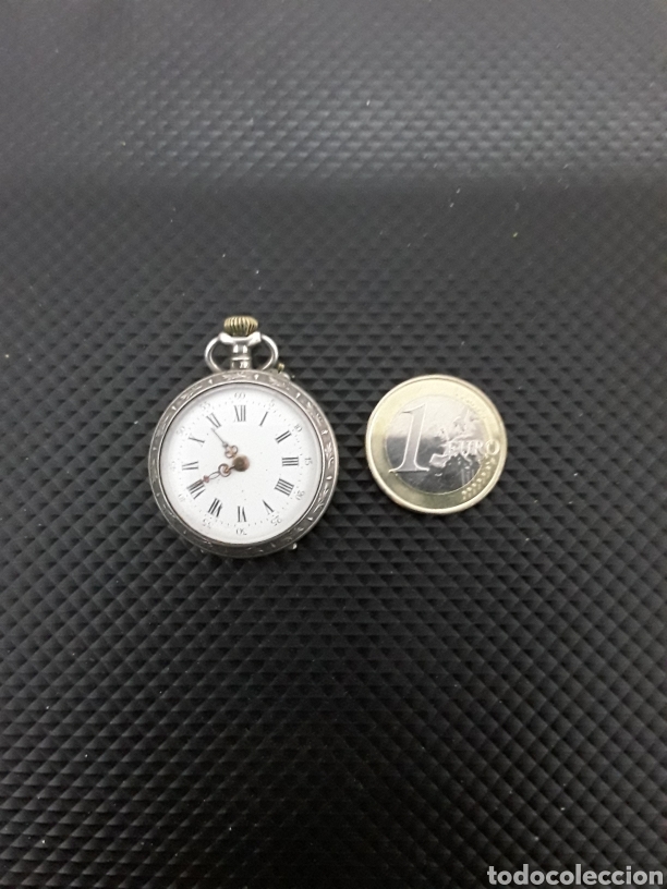 Relojes de bolsillo: Reloj de bolsillo en plata y funcionando - Foto 2
