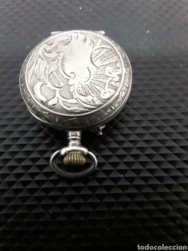 Relojes de bolsillo: Reloj de bolsillo en plata y funcionando - Foto 5
