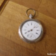 Relojes de bolsillo: ANTIGUO RELOJ BOLSILLO EN PLATA PUNZONADA- AÑO 1890 - LOTE 259-64