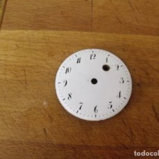 Relojes de bolsillo: ANTIGUA ESFERA EN PORCELANA PARA MAQUINARIA TIPO COQ (CATALINO)-FRANCIA AÑO 1840-LOTE 259-67. Lote 363856190