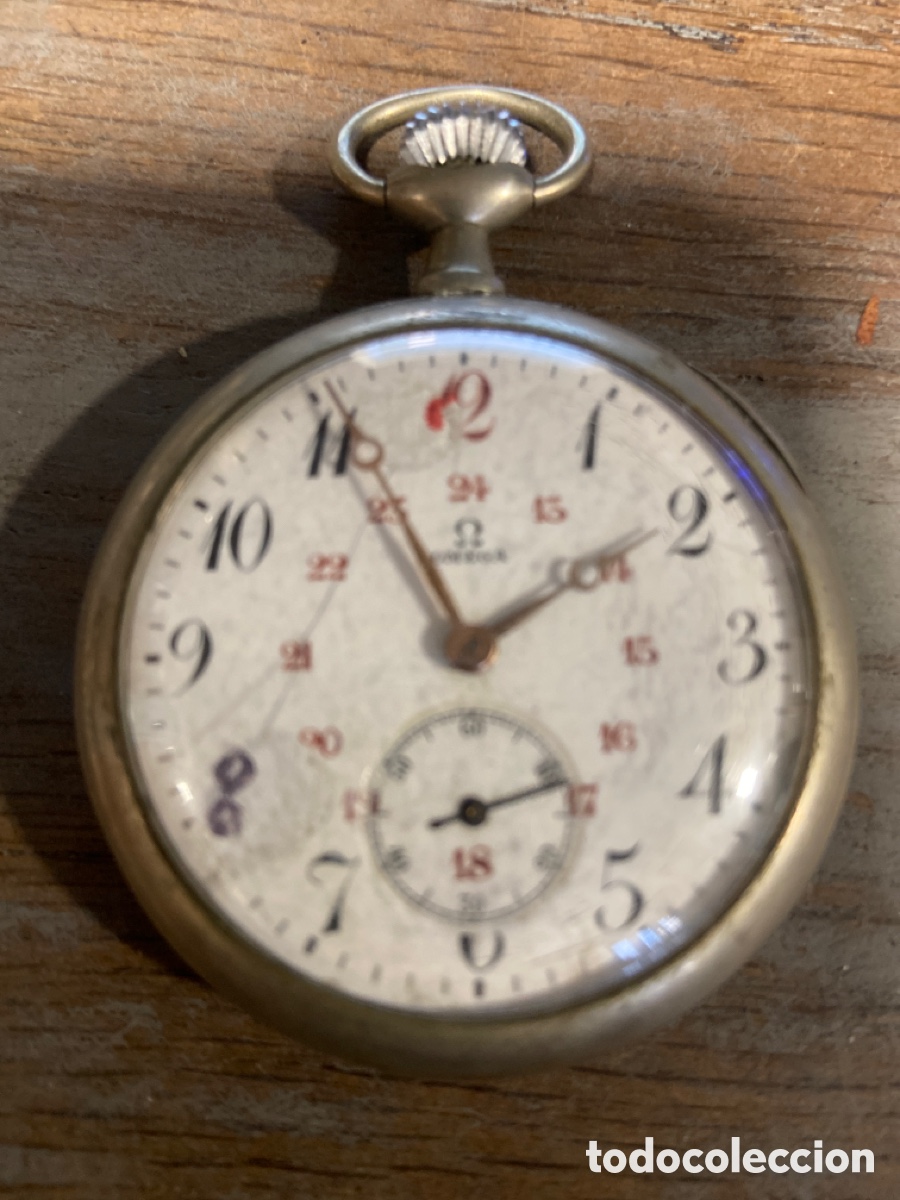 Relojes de bolsillo: RELOJ BOLSILLO OMEGA FUNCIONA - Foto 1