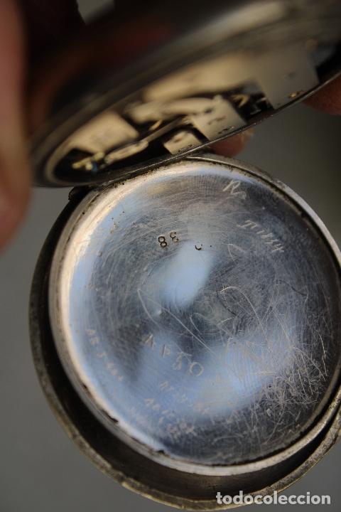 Relojes de bolsillo: reloj de bolsillo de plata - Foto 4