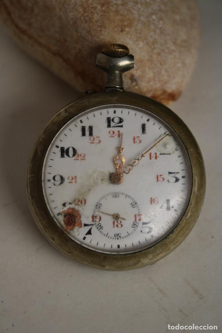 Relojes de bolsillo: reloj de bolsillo de plata - Foto 1