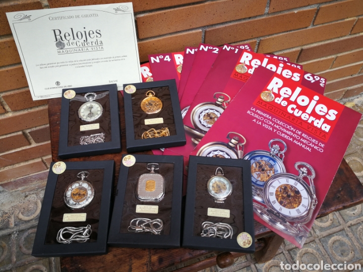 colección 5 relojes de cuerda (con fascícu - Comprar de Bolsillo Carga Manual en todocoleccion -