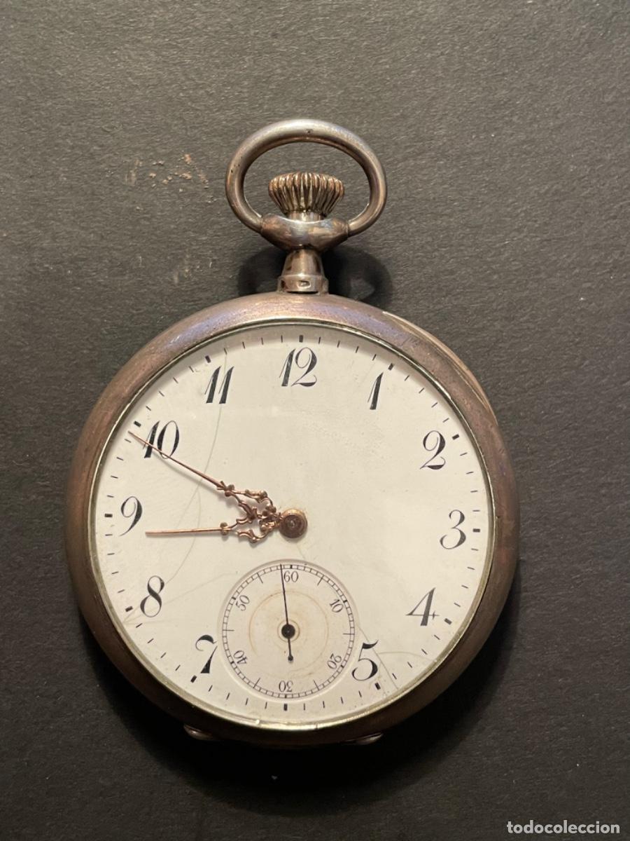 antiguo reloj de bolsillo de plata marca ''inva - Compra venta en  todocoleccion