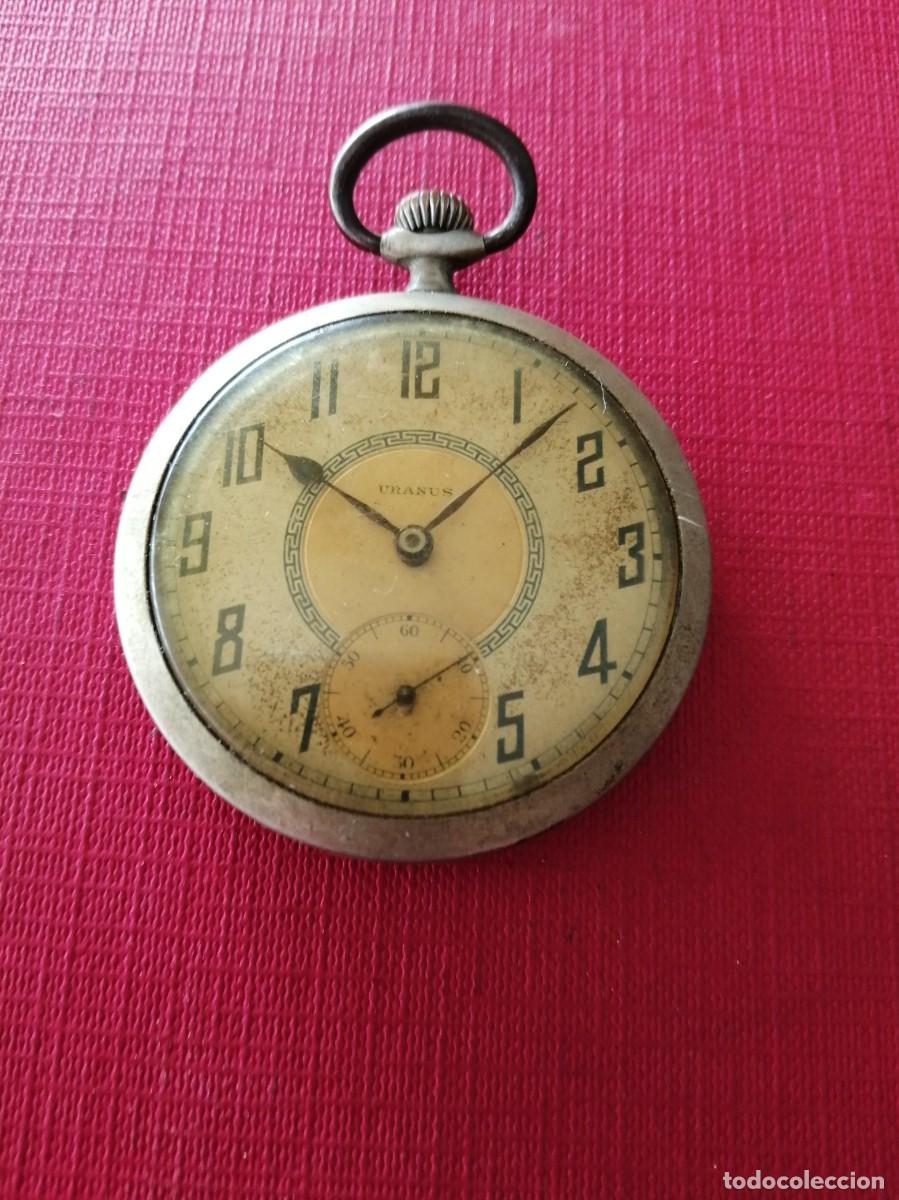 Relojes de bolsillo: Reloj de bolsillo Uranus. No funciona. - Foto 2
