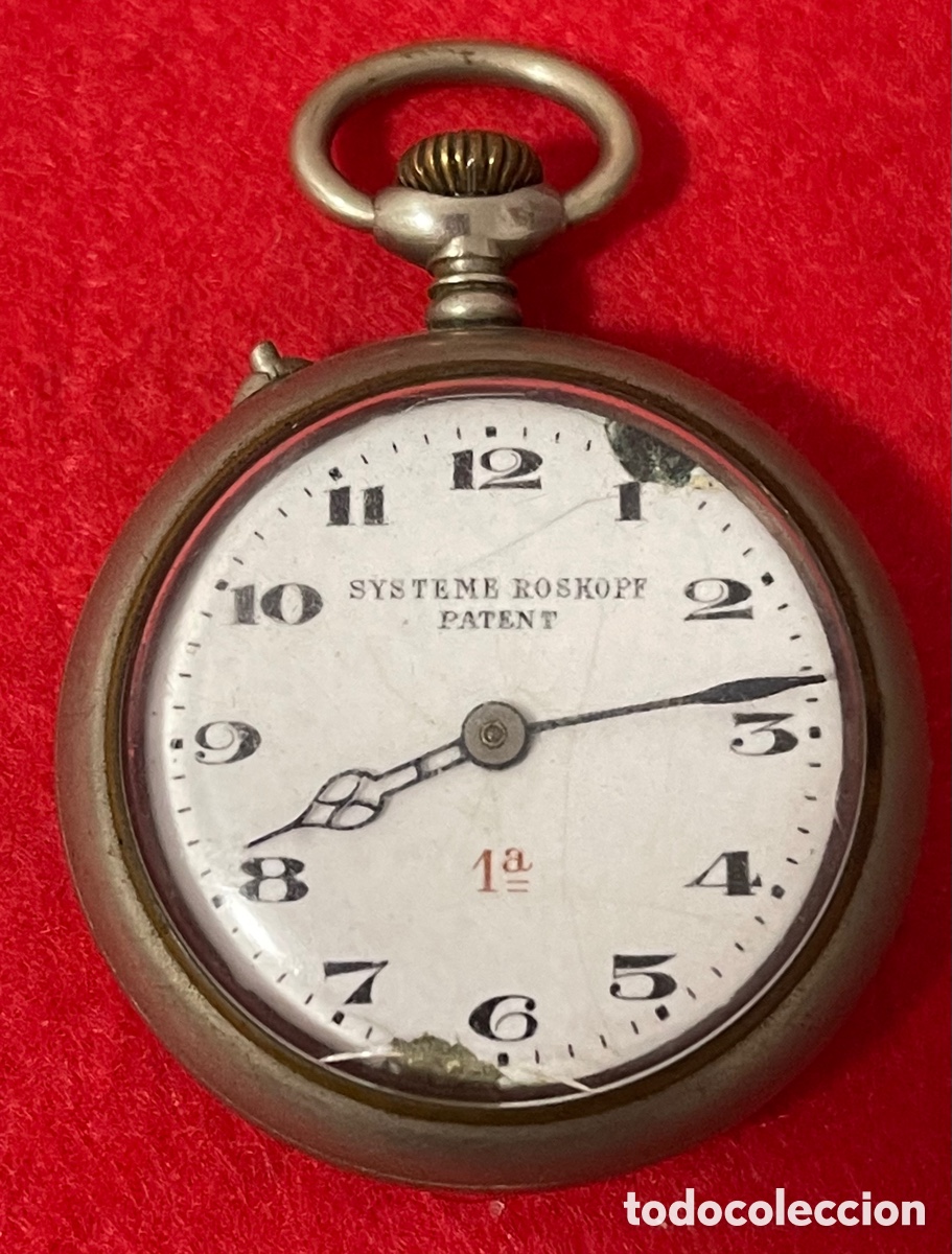 Sí misma curva Plantación antiguo reloj de bolsillo, systme roskopf paten - Compra venta en  todocoleccion