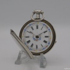 Relojes de bolsillo: BONITO RELOJ DE BOLSILLO-BOSSARD-DE PLATA-FRANCIA-CIRCA 1870-FUNCIONANDO