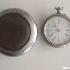 Relojes de bolsillo: RELOJ DE BOLSILLO CON CHICHONERA 50CM. PARA REPARAR O PIEZAS. Lote 385769219
