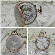 Relojes de bolsillo: LOGINES-RELOJ DE BOLSILLO-GRAN PRIX-DE PLATA-CIRCA 1902-FUNCIONANDO. Lote 388501874