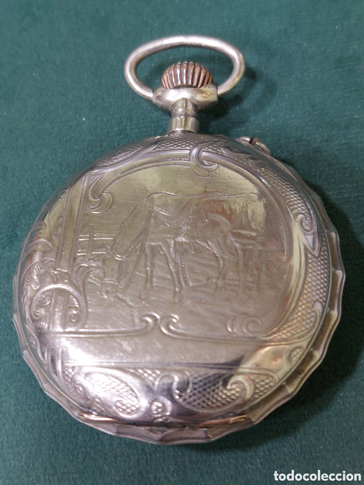Relojes de bolsillo: RELOJ DE BOLSILLO CHRONOM&Eacute;TRE. FUNCIONA BIEN. - Foto 4
