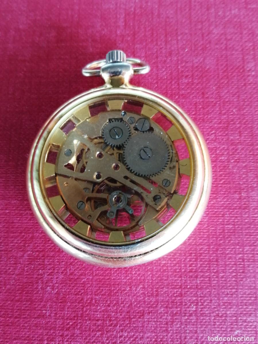 Relojes de bolsillo: Reloj de bolsillo tipo esqueleto - Foto 3