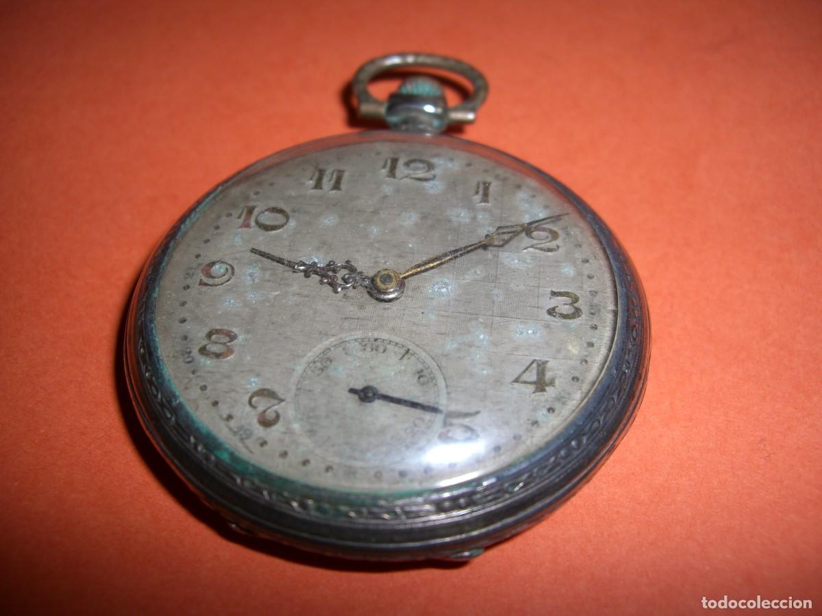 Relojes de bolsillo: RELOJ DE BOLSILLO EN PLATA - Foto 2