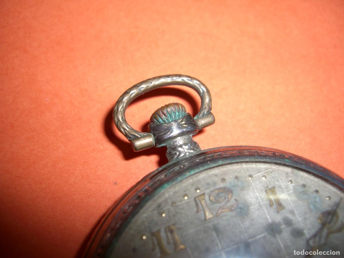 Relojes de bolsillo: RELOJ DE BOLSILLO EN PLATA - Foto 4
