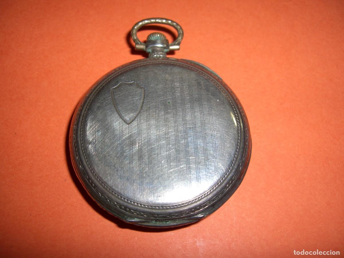 Relojes de bolsillo: RELOJ DE BOLSILLO EN PLATA - Foto 5