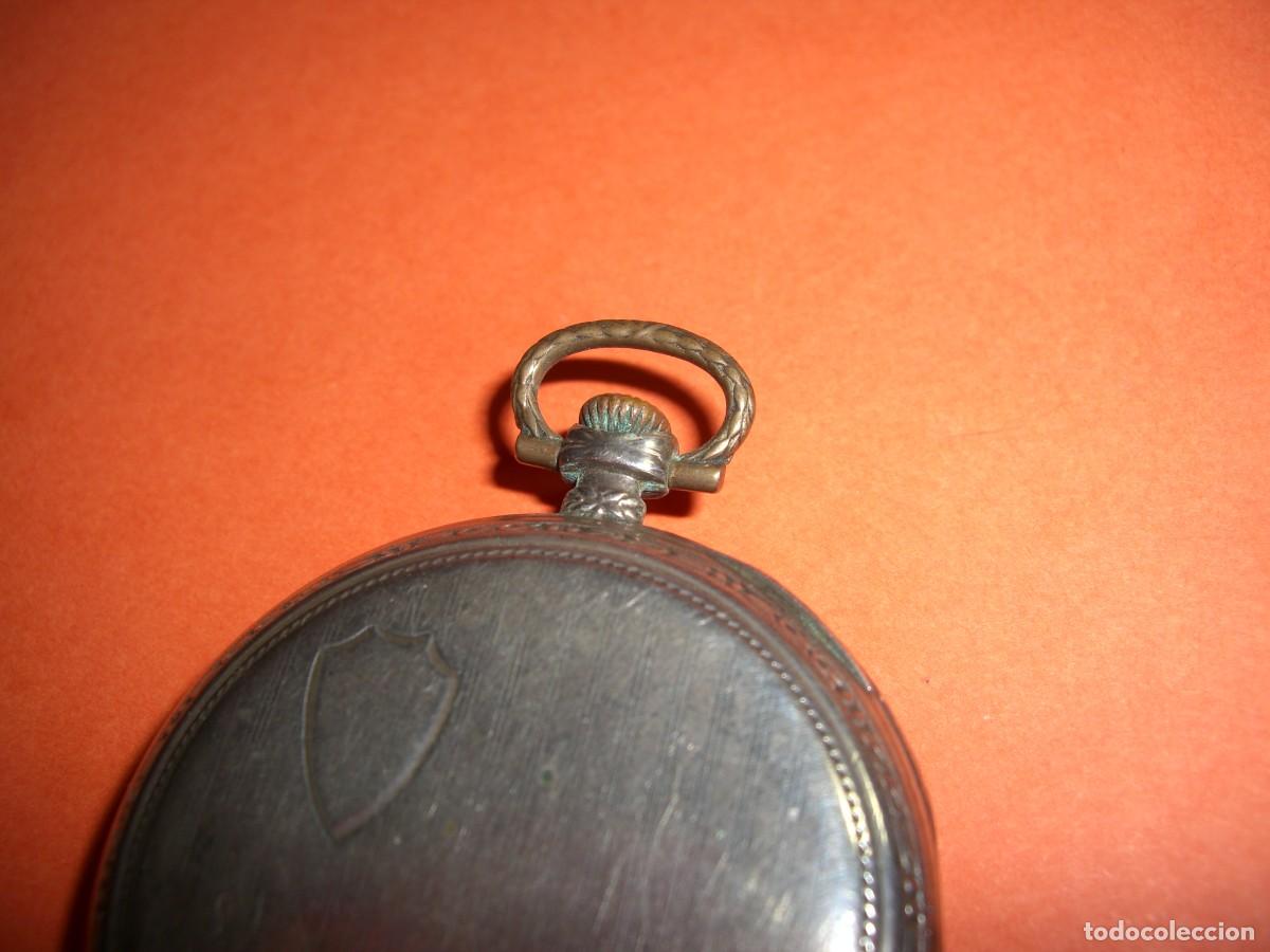 Relojes de bolsillo: RELOJ DE BOLSILLO EN PLATA - Foto 6