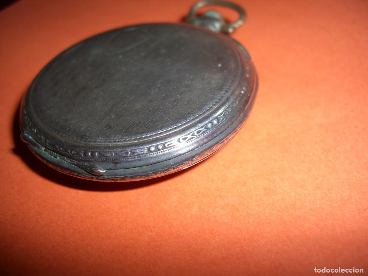 Relojes de bolsillo: RELOJ DE BOLSILLO EN PLATA - Foto 7