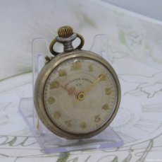 Relojes de bolsillo: REGULADOR PATENT AB-RELOJ DE BOLSILLO-ROSKOPF-SUIZA-CIRCA 1920-FUNCIONANDO. Lote 401336944