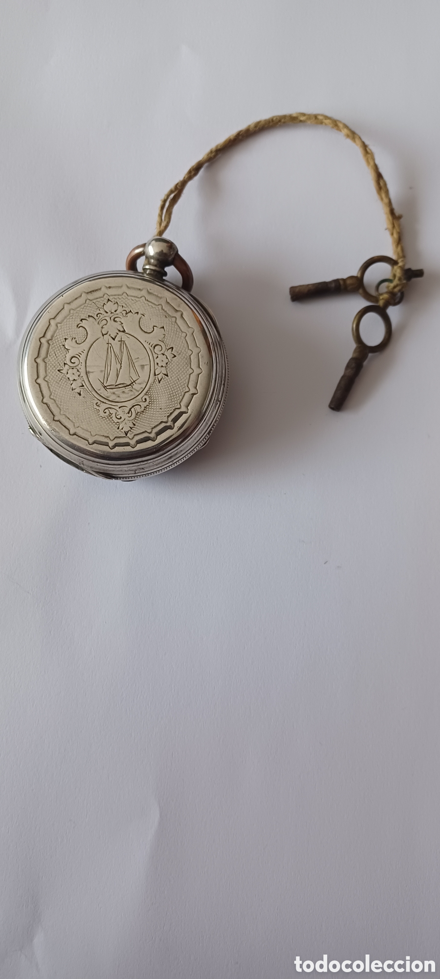 Relojes de bolsillo: Rel&oacute;gio de Bolso Prata - Foto 2