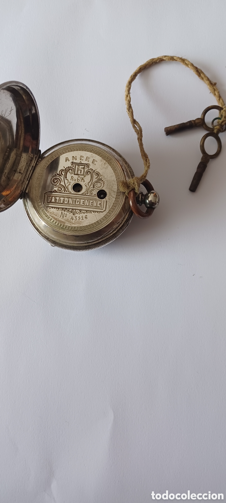 Relojes de bolsillo: Rel&oacute;gio de Bolso Prata - Foto 3