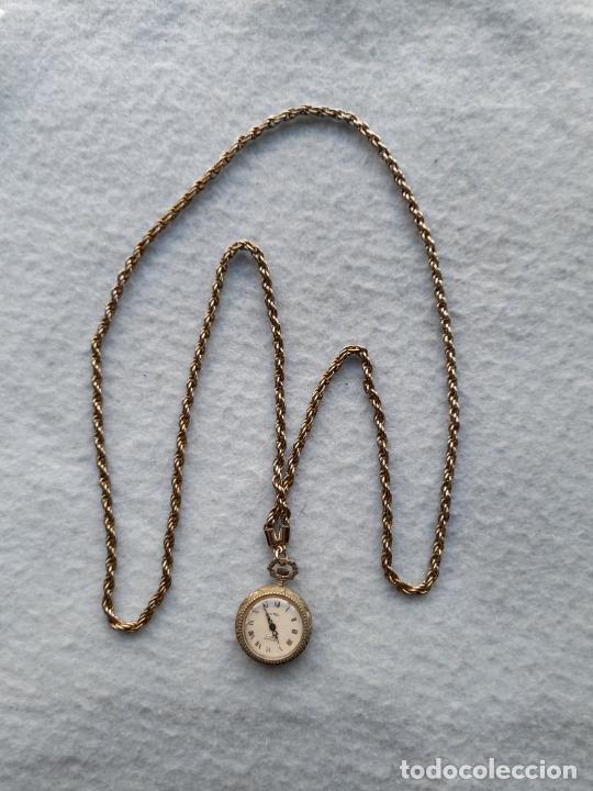 Relojes de bolsillo: Reloj de Bolsillo Marca Semco + Cadena. Funcionando - Foto 2