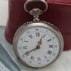 Relojes de bolsillo: RELOJ DE BOLSILLO EN PLATA DE LEY 800