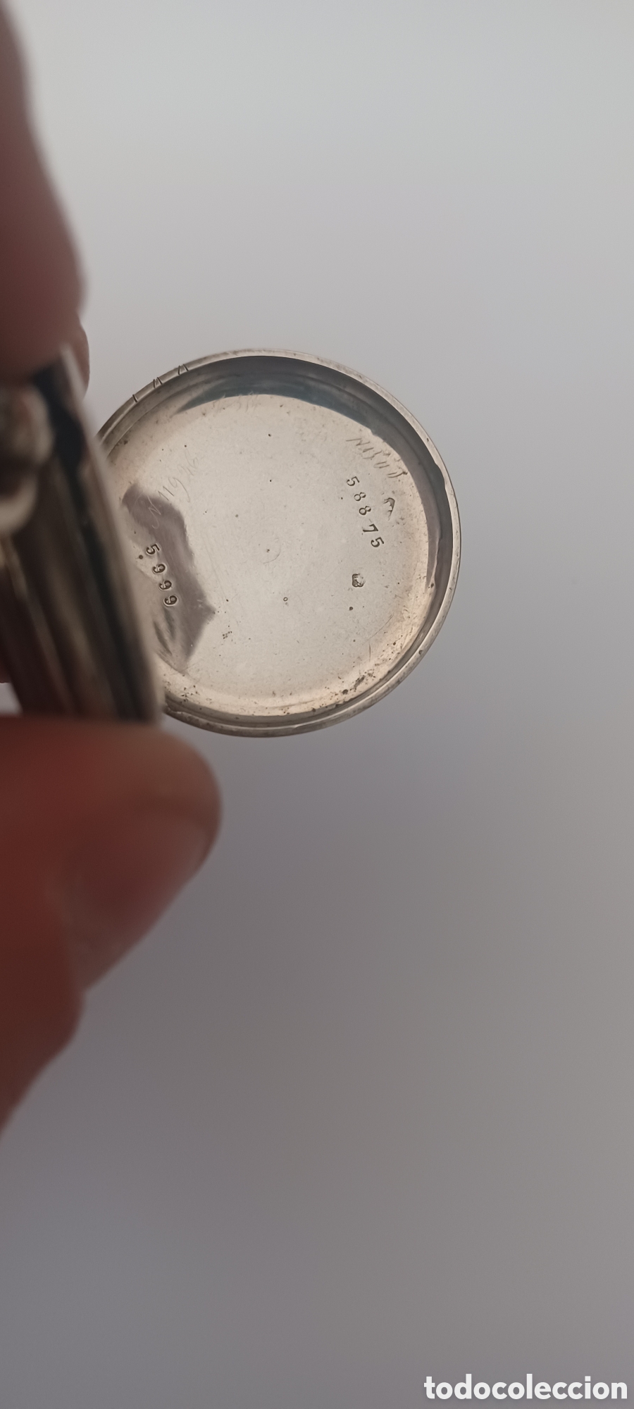 Relojes de bolsillo: Rel&oacute;gio de Bolso de chave, Prata - Foto 3