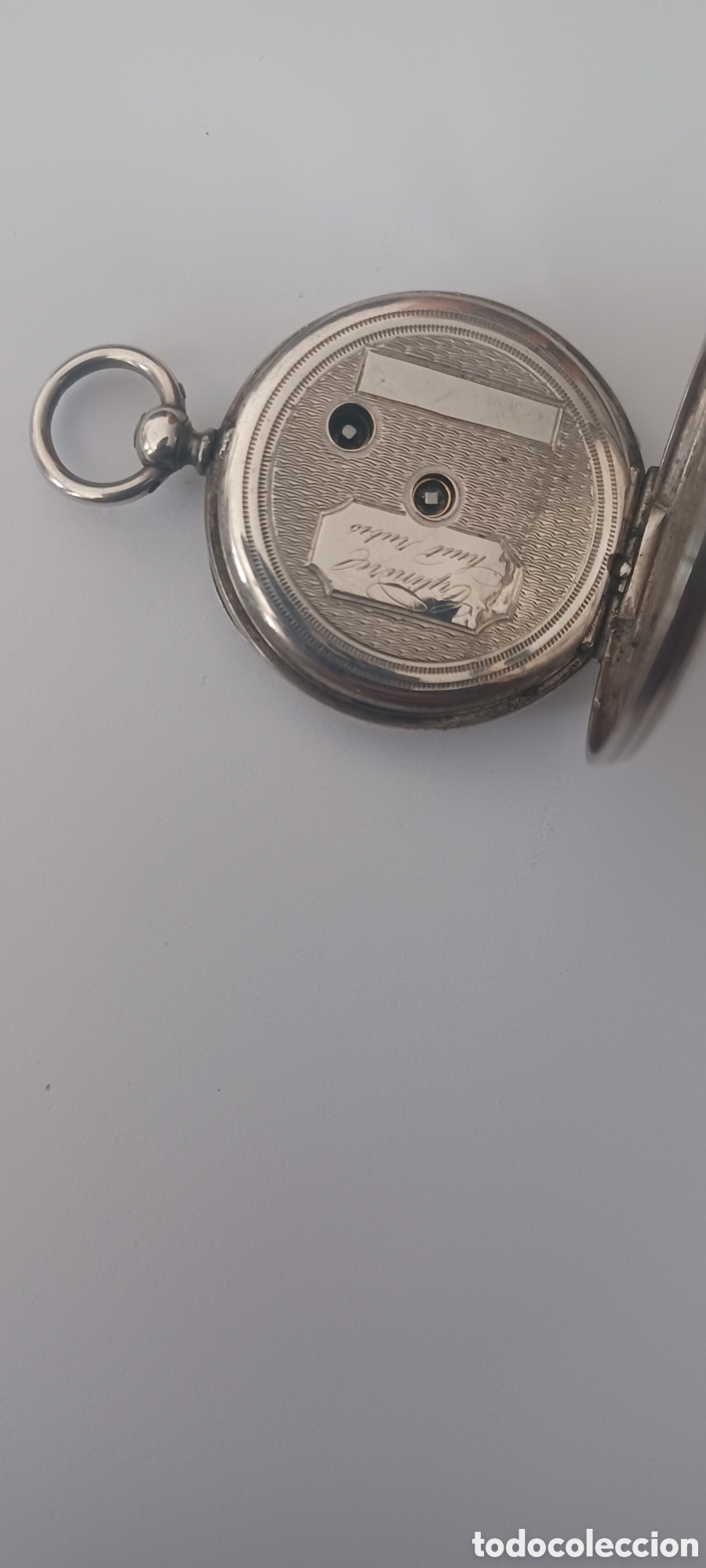 Relojes de bolsillo: Rel&oacute;gio de Bolso de chave, Prata - Foto 4