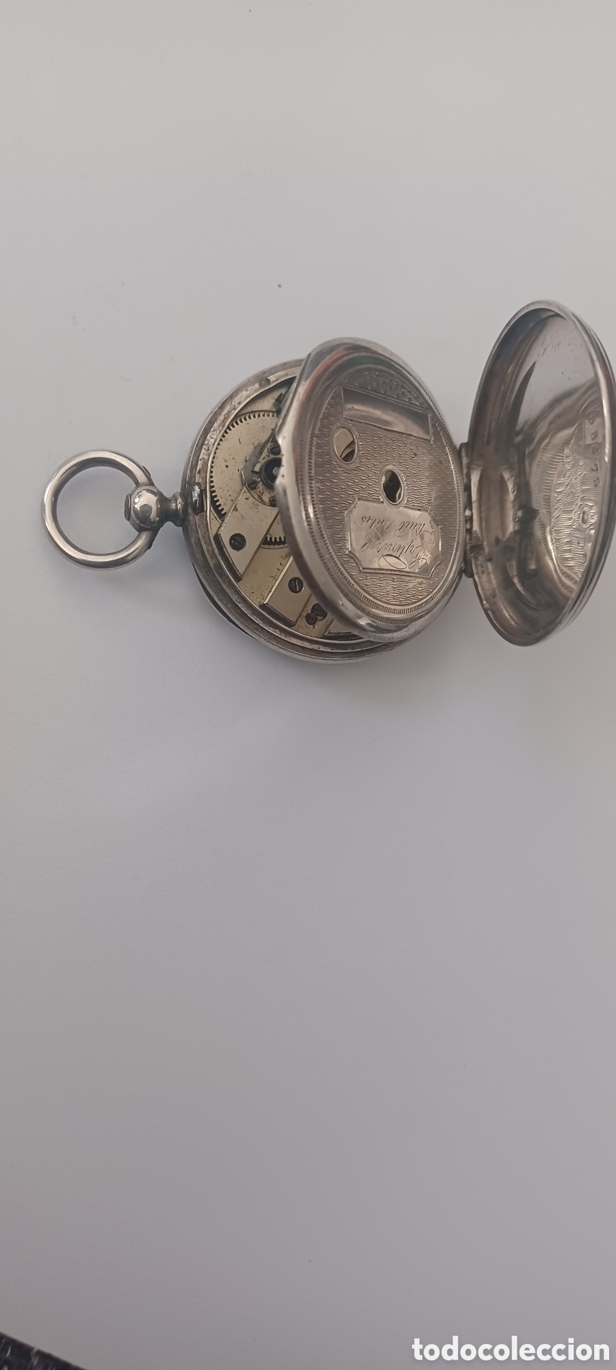 Relojes de bolsillo: Rel&oacute;gio de Bolso de chave, Prata - Foto 6