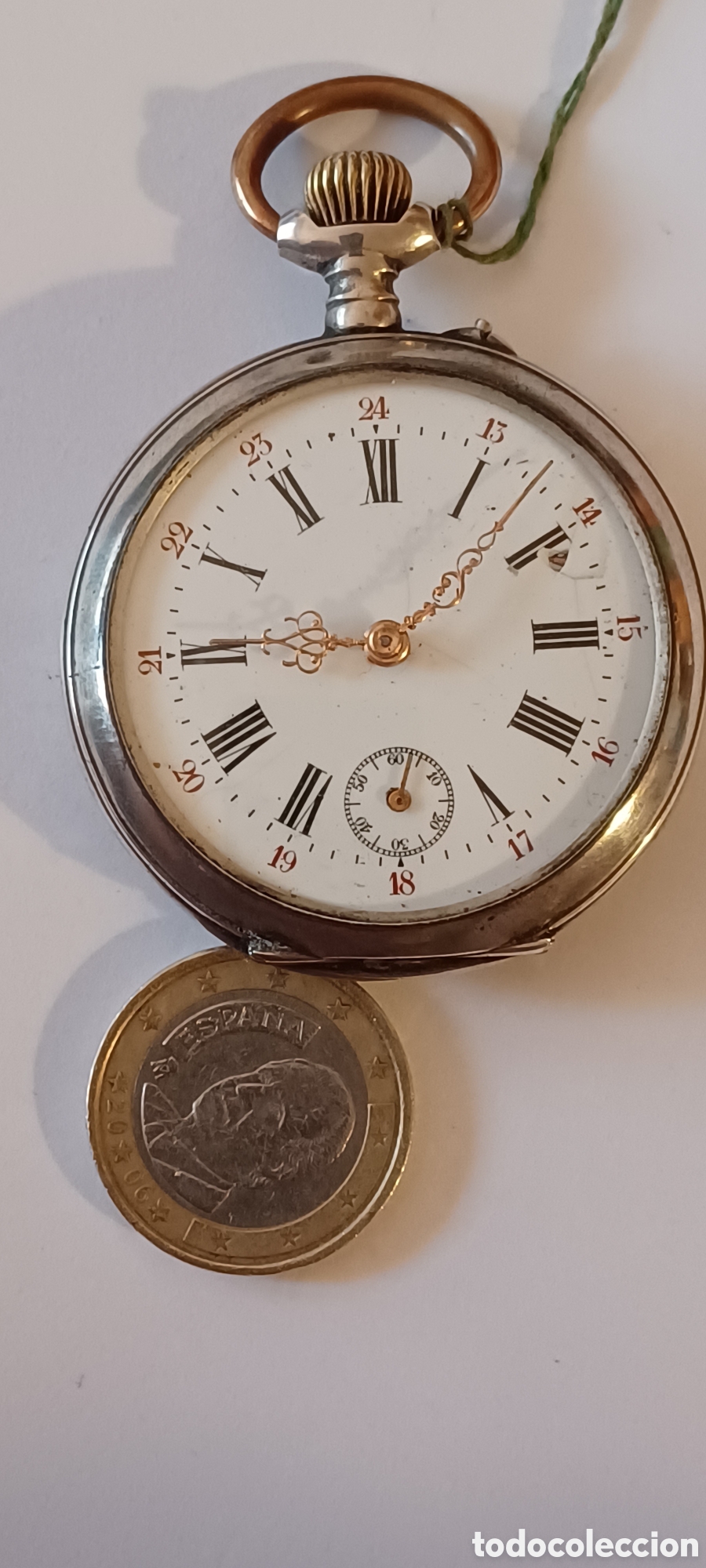 Relojes de bolsillo: Rel&oacute;gio de Bolso Prata - Foto 1
