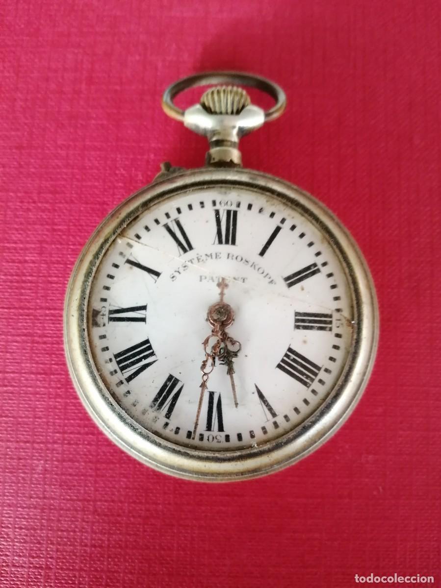 Relojes de bolsillo: Reloj de bolsillo Systeme Rosskopf. No funciona - Foto 1